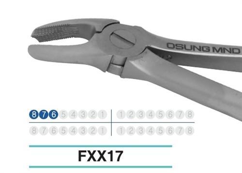 Dental Extraction Forcep LOWER MOLARS, FX17 - BriteSources