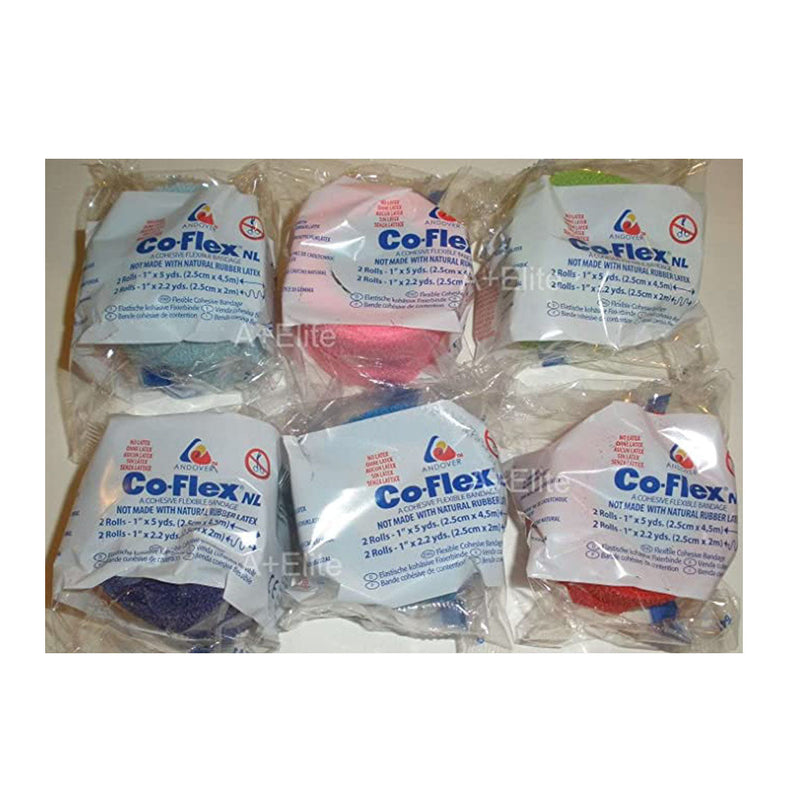 Andover Coflex® Nl Cohesive Bandage. Wrap Selfadherent 4X5Yd Lfblu 18Rl/Cs, Case