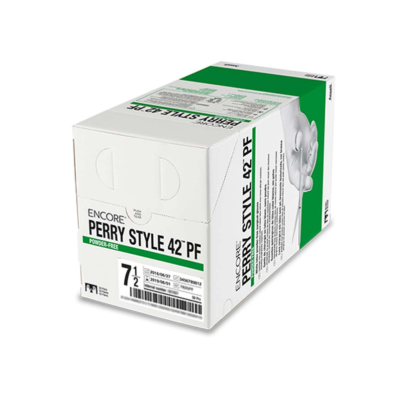 Ansell Encore Perry® Style 42 Powder Free Surgical Gloves. Gloves 42 Pf Latex Sz 950Pr/Bx 4Bx/Cs, Case