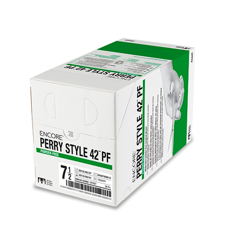 Ansell Encore Perry® Style 42 Powder Free Surgical Gloves. Gloves 42 Pf Latex Sz 650Pr/Bx 4Bx/Cs, Case