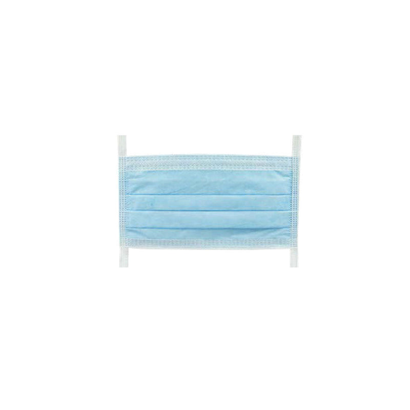 Aspen Surgical Mask. Mask, Surgical, Comfort-Plus, W/ Stretch Knit Ties, Blue Astm Level 1, Non-Sterile, 50/Bx, 5 Bx/Cs. Mask Surgcal Comfort Pls Blue