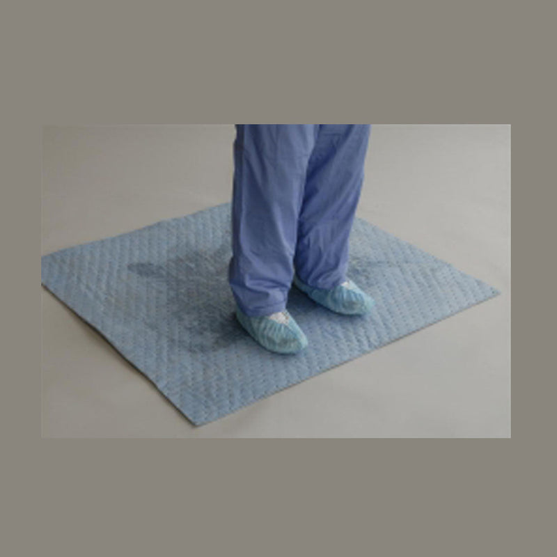 Aspen Surgical Absorbent Floor Mats. Mat Absorb W/Barrier Backingblu 46X40 Ns 10/Cs, Case