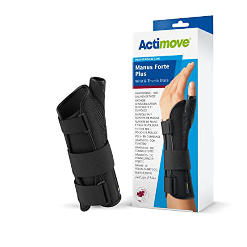 Actimove® Manus Forte Plus Left Wrist Brace With Abducted Thumb, Small / Medium, Sold As 1/Each Bsn 7349634