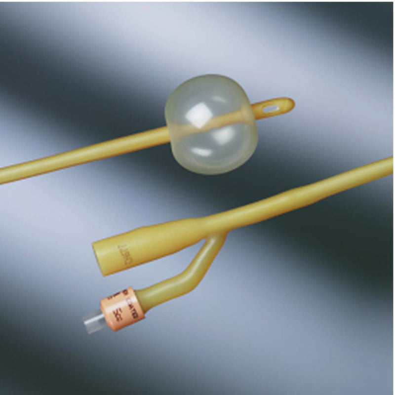 Bard 2-Way Standard Specialty Foley Catheters - Tiemann. Catheter Male Urethra Coudetip 14Fr 5Cc Latex 12/Cs, Case