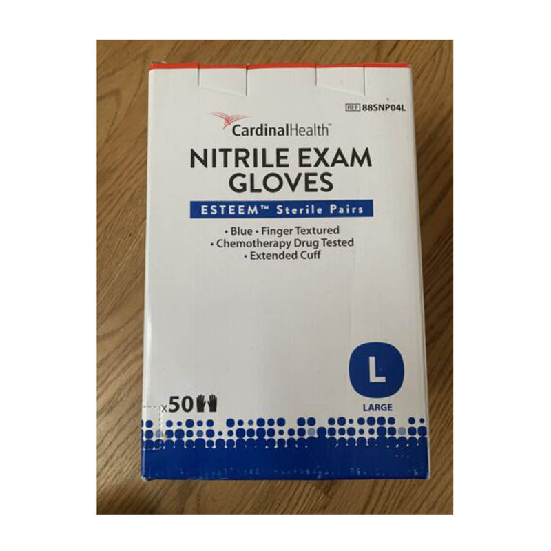 Glove, Exam Ntrl Pf Lg Str Esteem (50Pr/Bx 4Bx/Cs), Sold As 50/Box Cardinal 88Snp04L