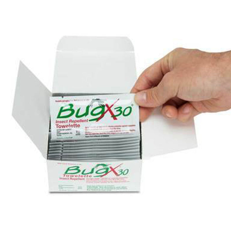 Repellent, Insect Bugx3 Towelette Sngl Dose W/Disp (25/Bx), Sold As 25/Box Coretex 12640