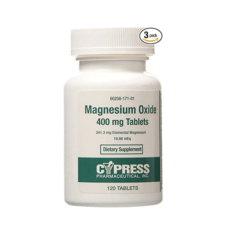 Cypress Pharmaceutical Magnesium Oxide Dietary Supplement, Sold As 1/Bottle Cypress 60258017101