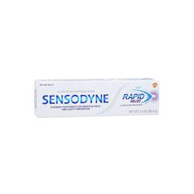 Haleon Sensodyne® Rapid Relief Toothpaste. Toothpaste Rapid Reliefmint Sensodyne 3.4Oztb 12/Cs, Case