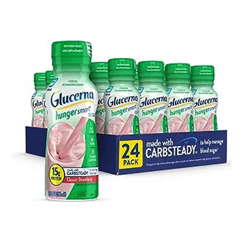 Glucerna® Hunger Smart Shake, Strawberry Flavor, 10-Ounce Bottle, Sold As 24/Case Abbott 68608