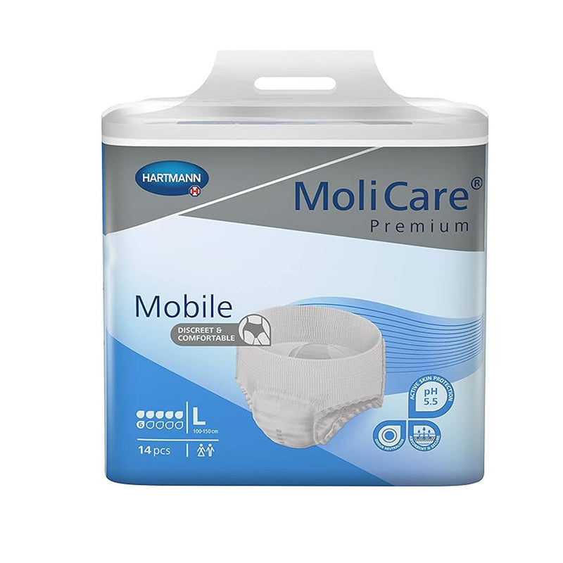 Hartmann Usa Molicare Mobile® Disposable Protective Underwear. Brief Elastic Molicare 10Dmd 14/Pk 4Pk/Cs, Case