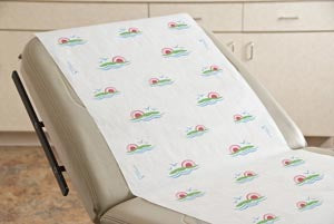 GRAHAM MEDICAL SPA - QUALITY MASSAGE TABLE PAPER, TABLE PAPER, 21" X 225 FT, SMOOTH FINISH, SEASCAPE®, 12/CS (TO BE DISCONTINUED), 066