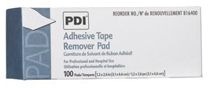 Pdi Adhesive Tape Remover Pad. Adhesive Tape Remover Pad, 1.25" X 2.625", 100/Bx, 10 Bx/Cs (120 Cs/Plt) (Us Only) (Products Cannot Be Sold On Amazon.C