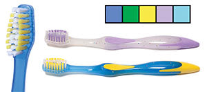 Quala Toothbrush. Child Fun Color, Ergo Grip, 27 Tuft Toothbrush, 72/Cs (32 Cs/Plt). Quala Toothbrush Child 27Tuftfun Color Ergo Grip 72/Cs, Case