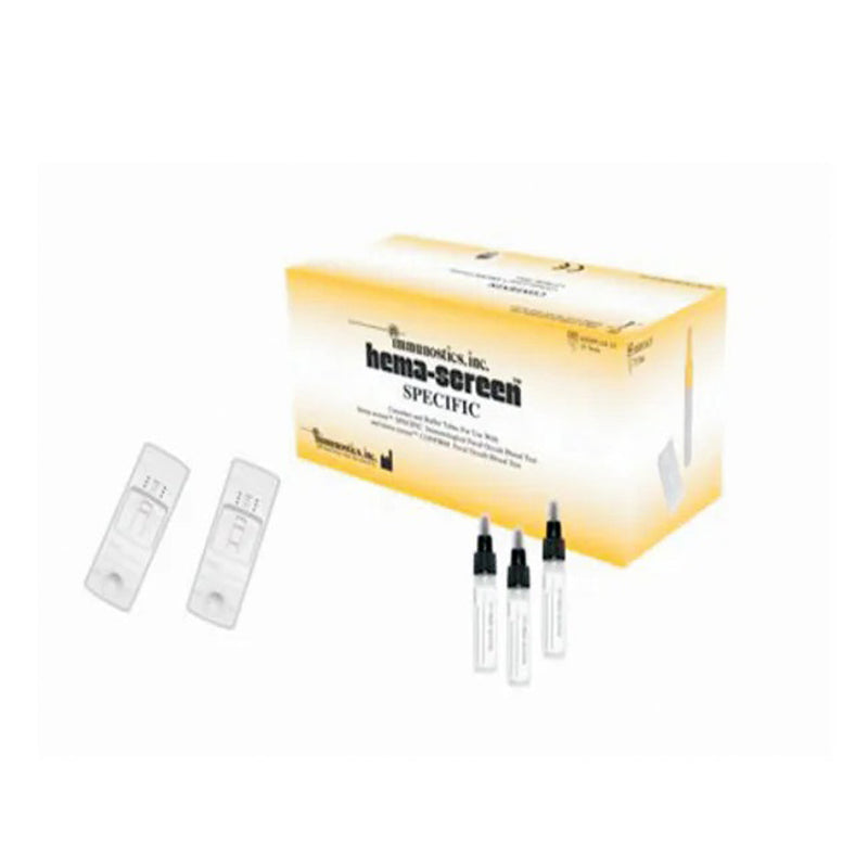 Immunostics Hema-Screen Specific Immunochemical. Ifobt Tube/Cassette 25, Kit