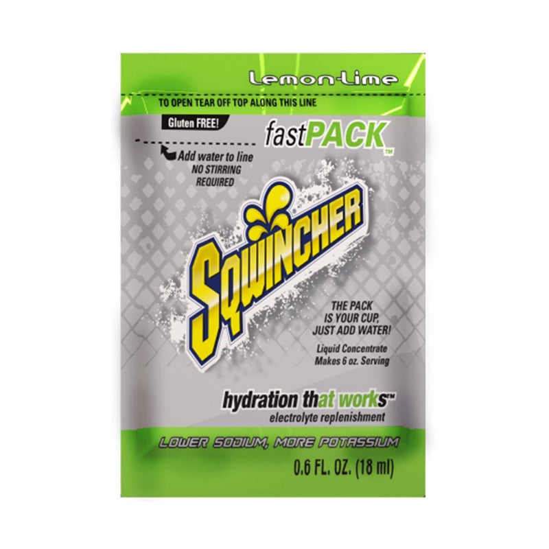 Sqwincher, Fastpack Lemon Lime6Oz (50/Bx 4Bx/Cs), Sold As 50/Box Kent 159015308