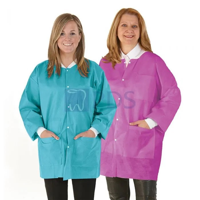 Medicom Safewear™ Protective Apparel. Jacket Safewear Wht Frost Md12/Bg, Bag