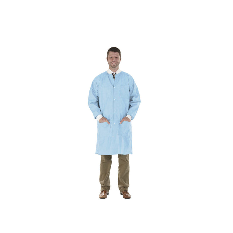 Medicom Safewear™ Protective Apparel. Coat Lab Pretty Pink Lg12/Bg, Bag