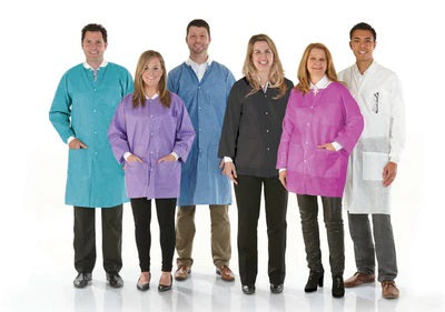 Medicom Safewear™ Protective Apparel. Jacket Safewear Soft Bl Md12/Bg, Bag