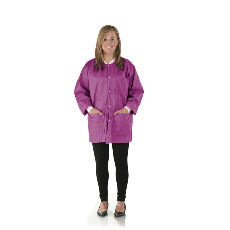 Medicom Safewear™ Protective Apparel. Jacket Safewear Soft Blu Xl12/Bg, Bag