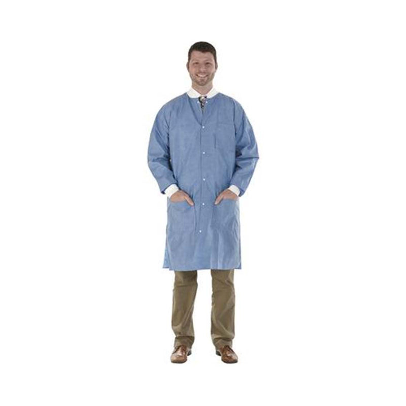 Medicom Safewear™ Protective Apparel. Coat Lab Deep Blu Xl12/Bg, Bag