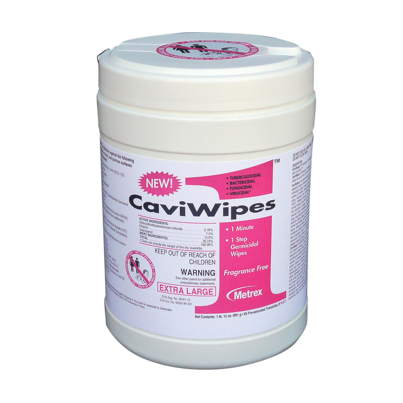 Metrex Caviwipes1™ Surface Disinfectant. Mbo-Caviwipes1 9X12 Xl 65/Can12Can/Cs, Case