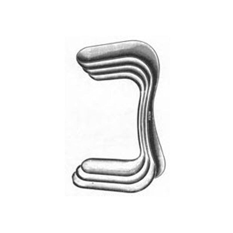 Miltex Sims Vaginal Speculum. Double End Vaginal Specula, Small 1" X 2½" & 1¼" X 3". , Each