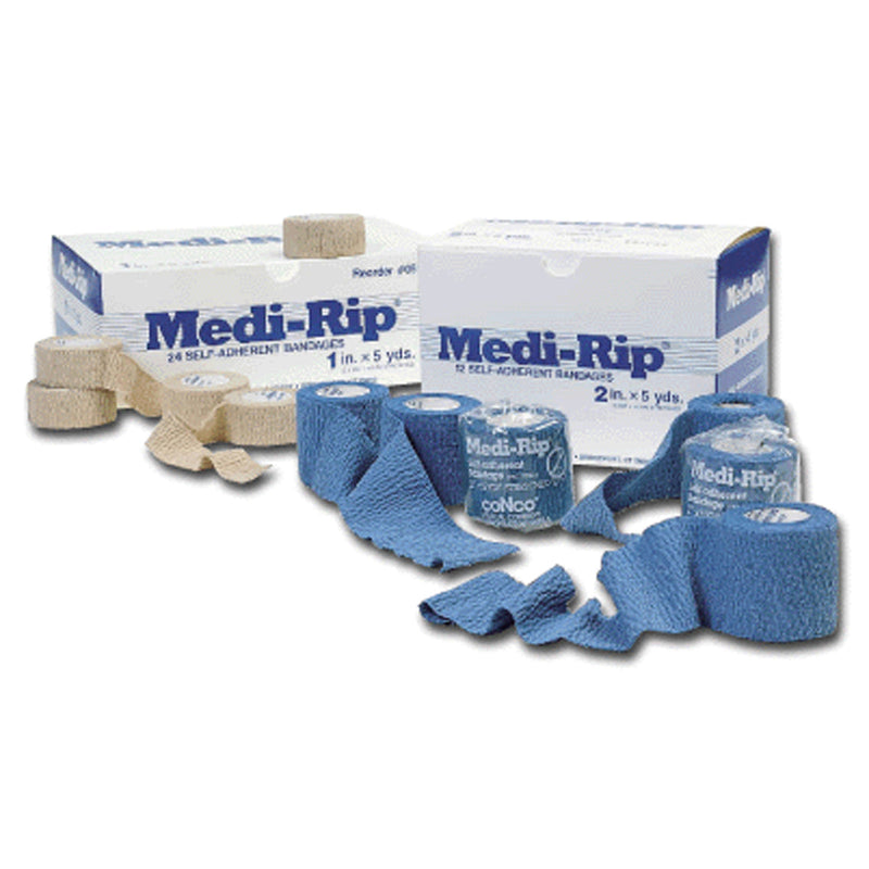 Medi-Rip® Lf Tan Self-Adherent Compression Bandages, 3 Inch X 5 Yard, Sold As 12/Box Hartmann 25330000