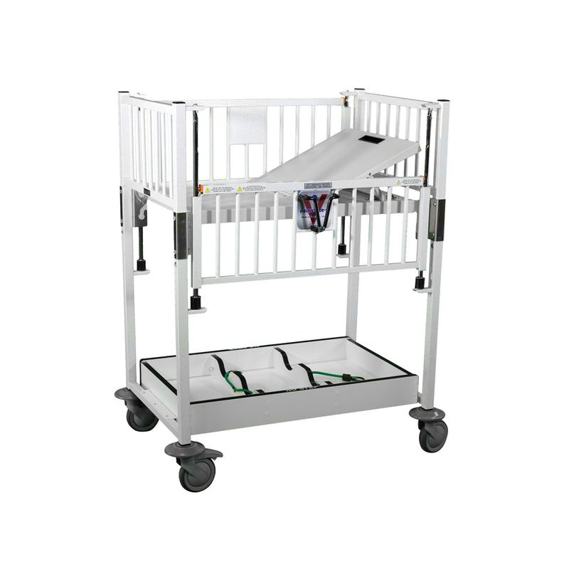 Novum Standard Child Crib. Child Crib, Gatch, Safety Extender, 30" X 60", Epoxy. , Each