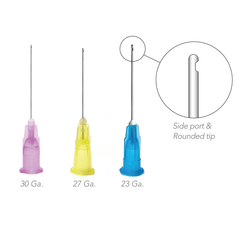 Pacdent Optiprobe And Needle Tips With Double Sideport. Optiprobe Needle Tips W/Irrtips 27Ga.27Mmtiplenteal 50/Pk, Pack