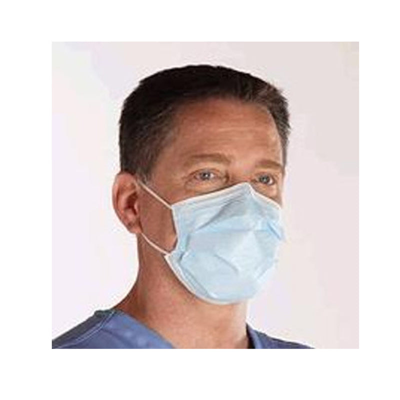 Progear® Premium Fluid Resistant Masks & Visors. Nafs-Dryshield Fluid Res Mask Earloop 40/Bx 10 Bx/Cs, Box