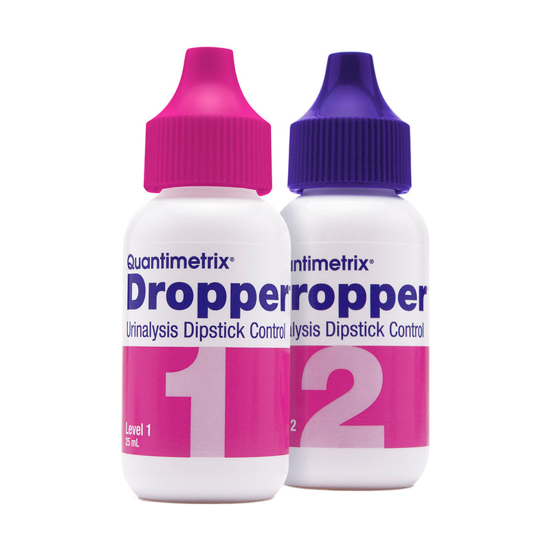 Quantimetrix Dropper® Urinalysis Dipstick Control. Dropper Dipstick Controllevel 1 2 4X25Ml (Drop)  (Nr), Each
