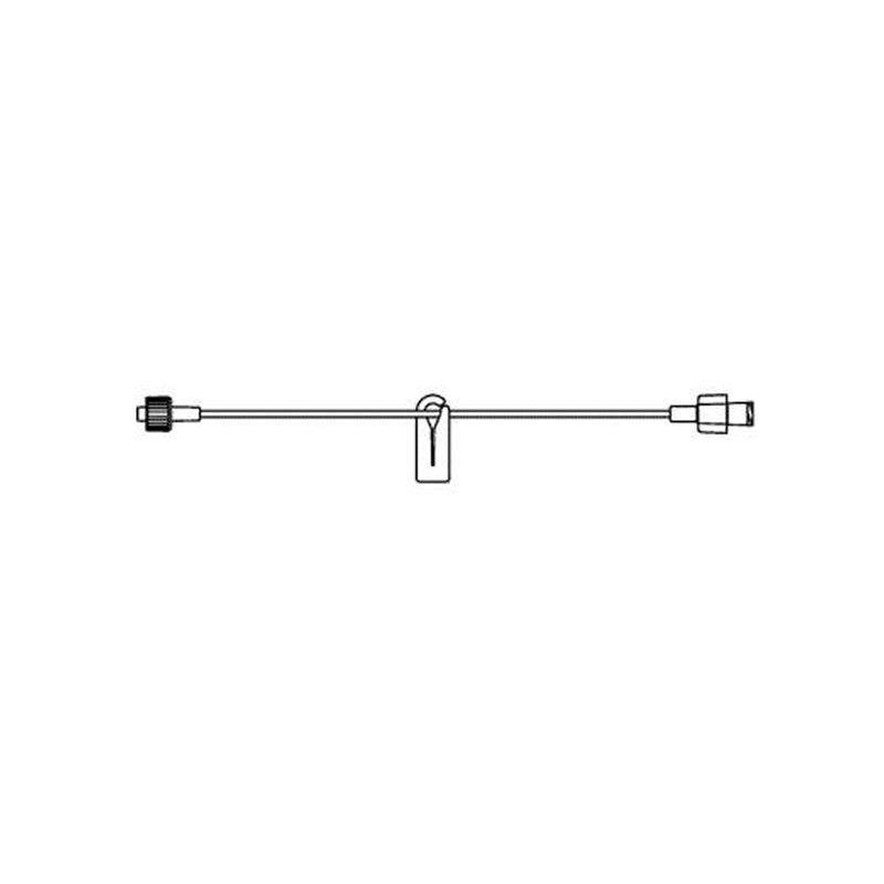 Icu Medical Extension Sets. Ultra™ Small Bore Extension Set, Removable Slide Clamp, Male Luer Lock, Non-Dehp Formulation, Lf, 1.7 Ml Pv, 60", 50/Cs (U