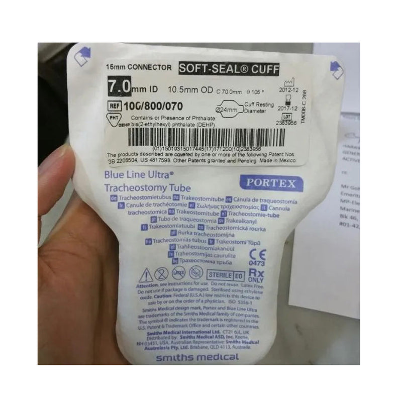 Icu Medical Portex® Tracheal Tube. Tube Tracheal W/Holder 5.0Mm10/Bx, Box