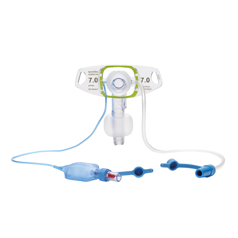 Icu Medical Bluselect Trach Tubes & Accessories. Tube Trach 8.0 Cuffed Fen W/Wedge And Decan Cap, Each
