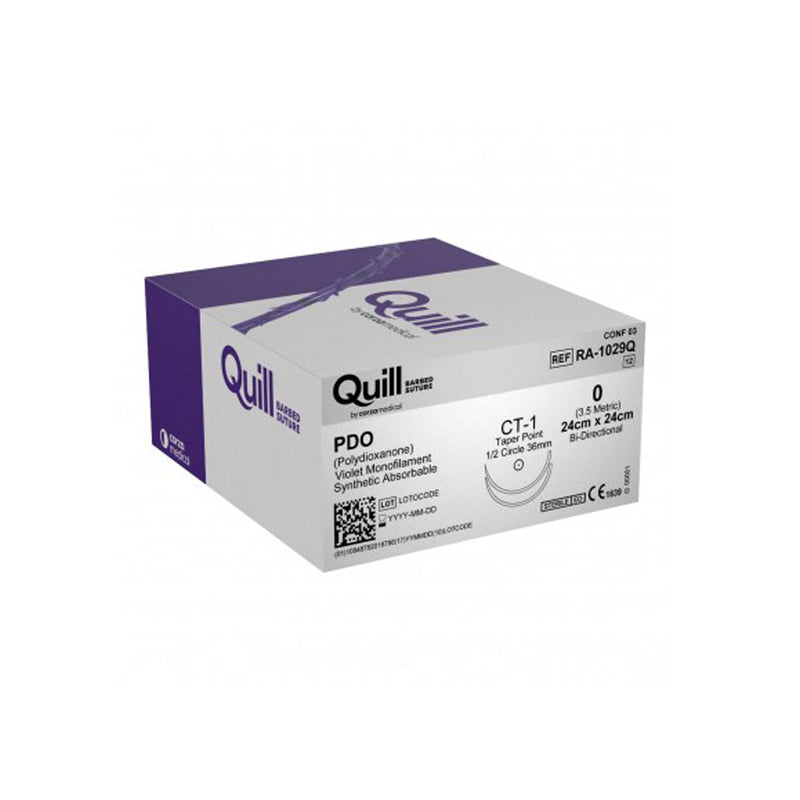 Surgical Specialties Quill™ Sutures. Suture Pdo Sz 2 30Cm36Mm Heavy Needle 1/2C 12/Bx, Box