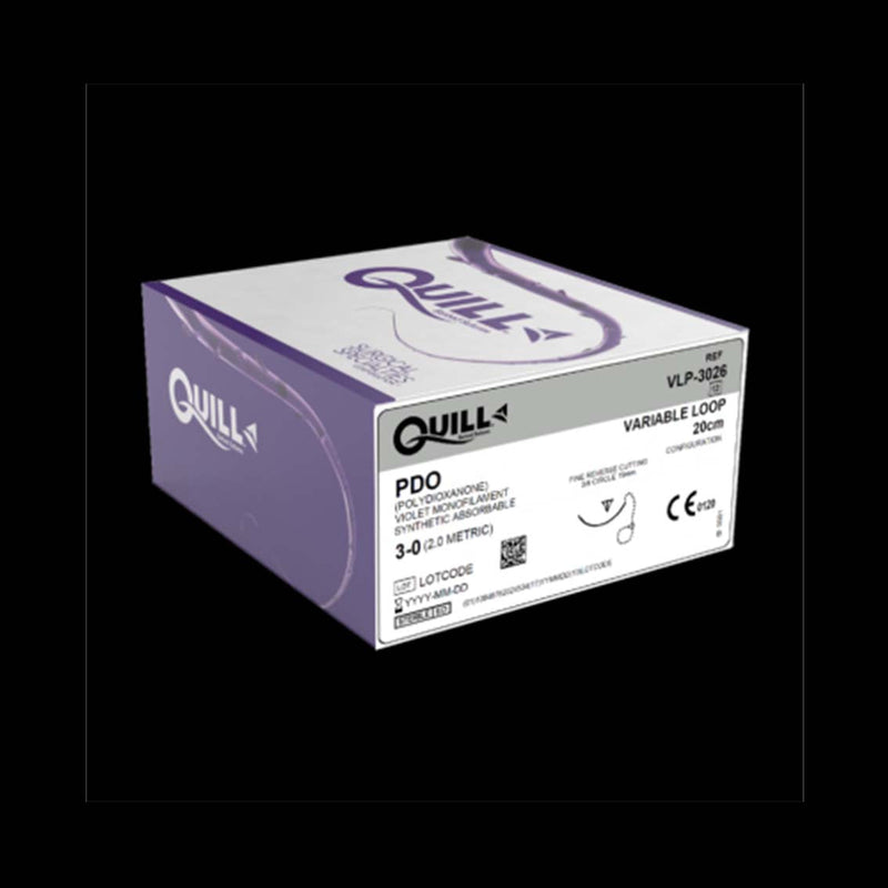 Surgical Specialties Quill™ Sutures. Suture Monoderm 2-0 20Cm26Mm Taper Pt Uni 1/2C 12/Bx, Box