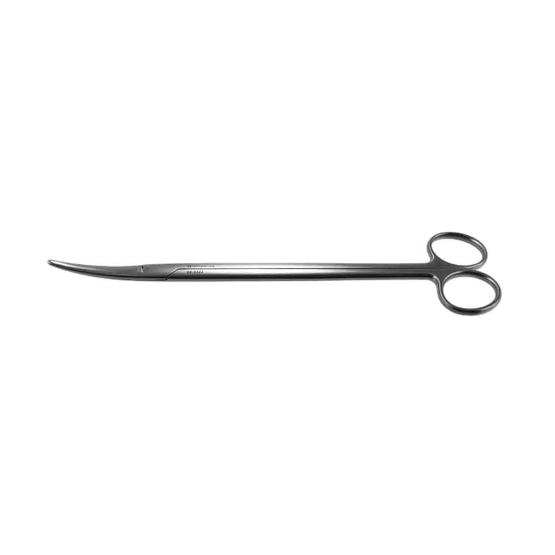 Symmetry Surgical Scissors. Symmetry® Scissors, Iris, Curved, Blunt Tips, Large Ribbon Handles W/Flat Shanks, 4 1/4 In. Scissors Iris Curved Lg Ribbon