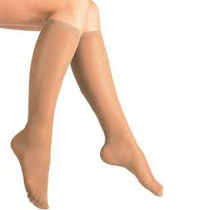 Stocking, Comprsn Knee Hi Opaque 15-20Mmhg Bge Lg, Sold As 1/Each Scott 1669 Bei Lg