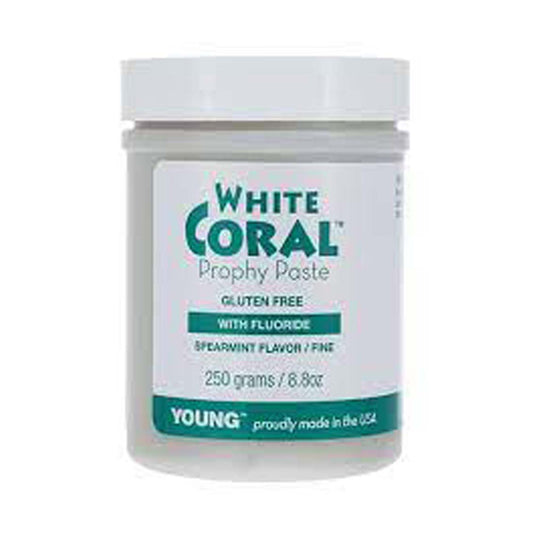 Young Dental Prophy Paste. Youngª White, Coral, Mint, Fine, 250G W/ Fluoride, 9Oz, (Usa And Canada Only). Paste Prophy White Coral Mintfine 250G W/ Fl