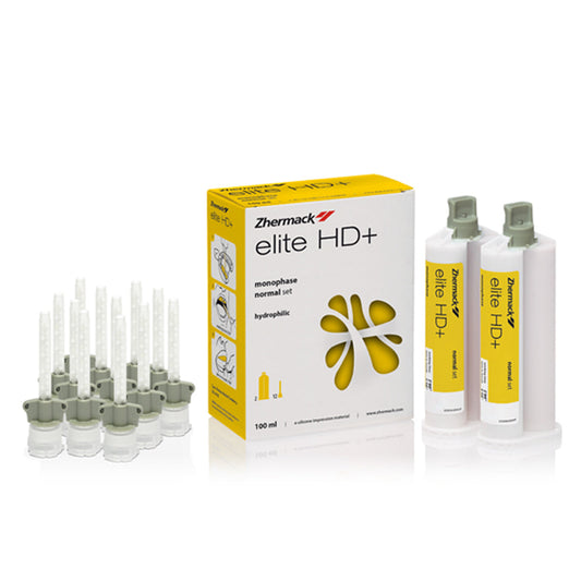 Zhermack Elite Hd Monophase. Elite Hd  Monophase, Reg Set, 2 X 50 Ml. Impression Material Reg Set(2 X 50Ml) Cartridges, Each