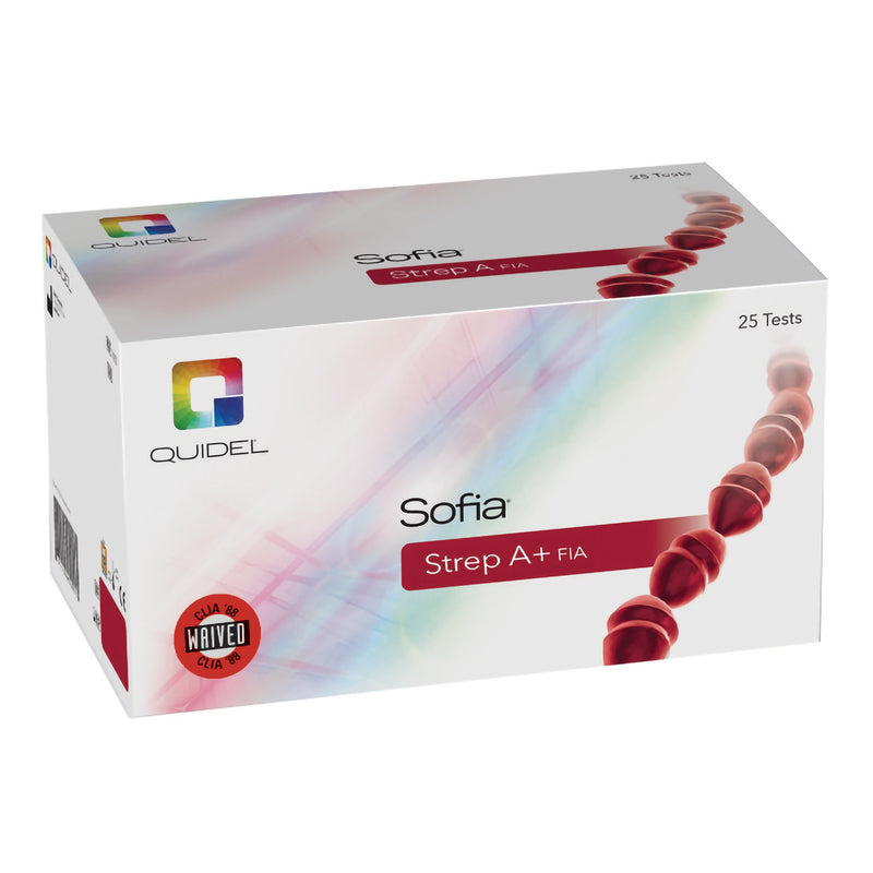 Sofia® Strep A+ Fia Strep A Fluorescence Immunoassay (Fia) Respiratory Test Kit, Sold As 1/Kit Quidel 20274