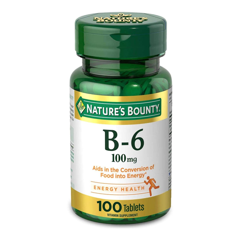 Vitamin B-6, Tab Natures Bounty 100Mg (100/Bt), Sold As 1/Bottle Us 74312000650