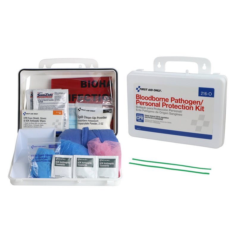 Spill Kit, Cleanup W/Person Protect/Bbp/Cpr Shield (10/Cs), Sold As 1/Each Acme 216-O