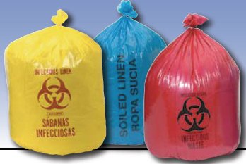 Infectious Waste Bag, Sold As 10/Case Colonial Hxr50