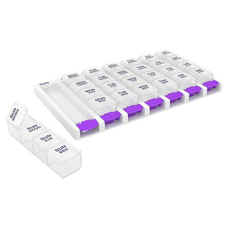 Ezy Dose® Pop Out Push-Button Medtime Planner® Pill Organizer, Sold As 6/Carton Apothecary 67133