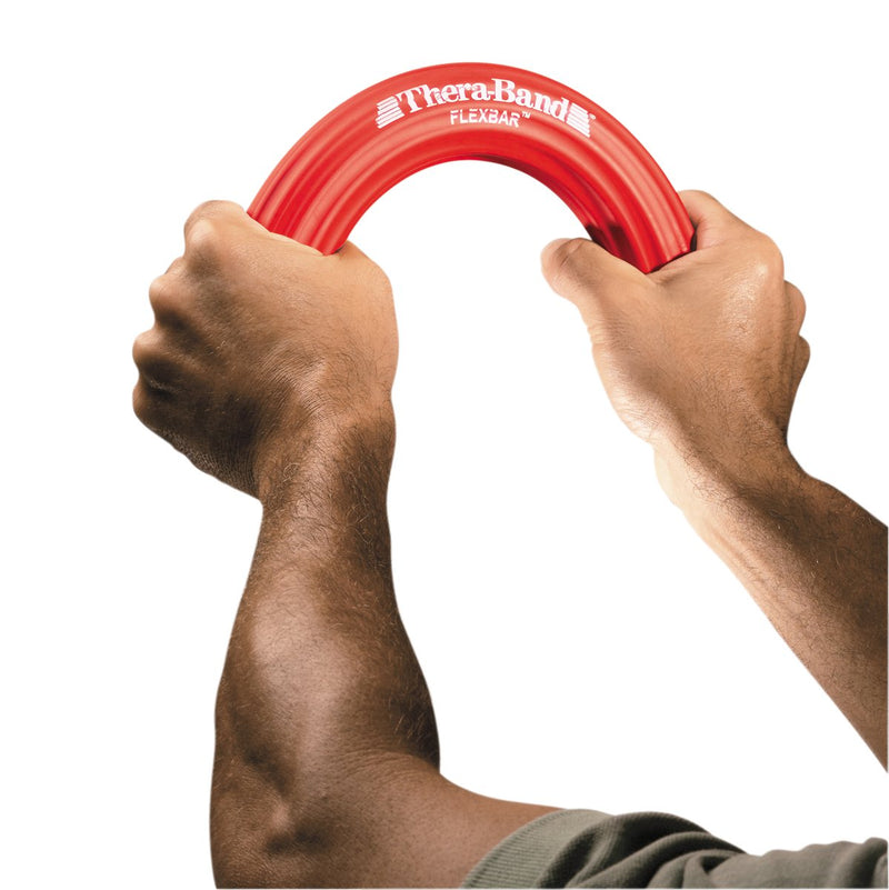 Theraband® Flexbar® Resistance Exercise Bar, Red, Light Resistance, Sold As 1/Each Fabrication 10-1351