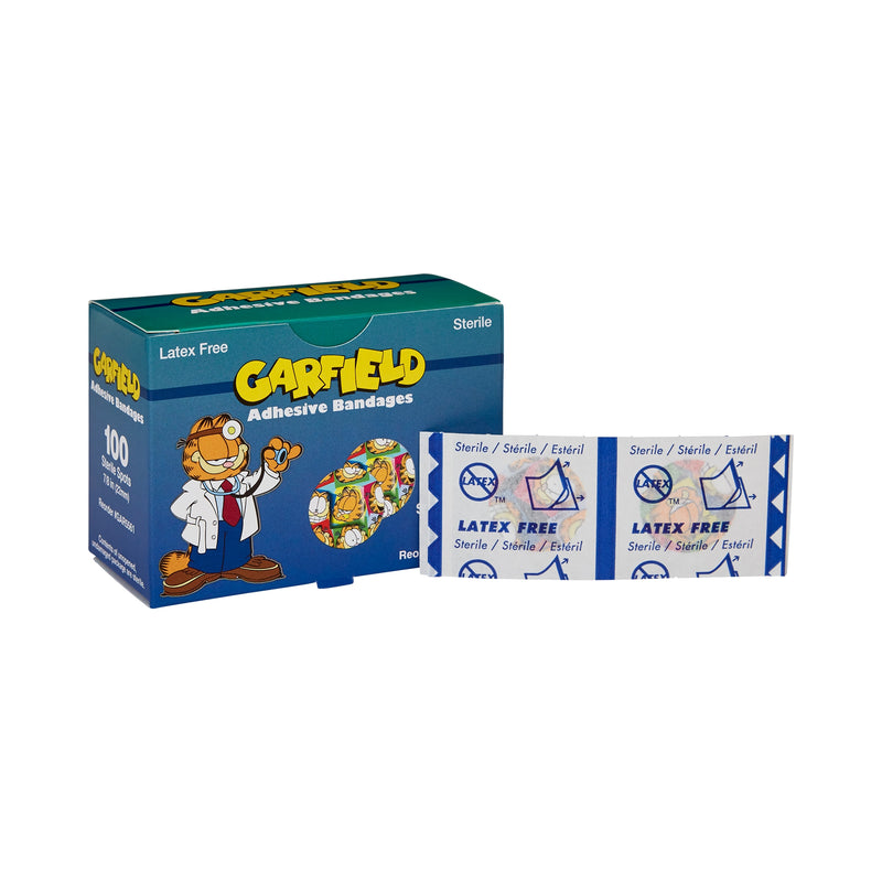 Aso Round Kid Design (Garfield) Adhesive Spot Bandage, 7/8 Inch, Sold As 12/Case Aso Gar5561-012-000