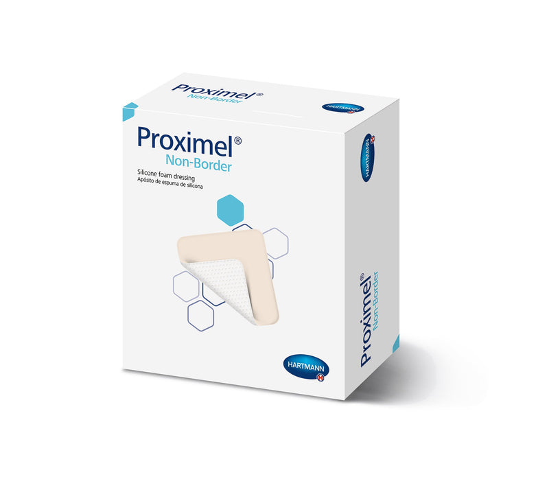 Proximel™ Nonadhesive Without Border Silicone Foam Dressing, 6 X 6 Inch, Sold As 5/Box Hartmann 15713103
