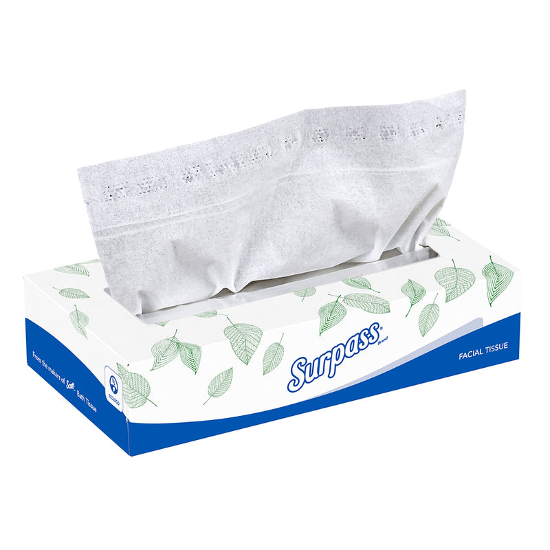 Surpass® Facial Tissue, 100 Per Box, Sold As 3000/Case Kimberly 21340