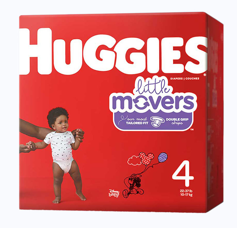 Huggies® Little Movers® Diaper, Size 4, Sold As 22/Pack Kimberly 49679